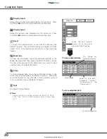 Preview for 30 page of Sanyo PLC-XE30 Owner'S Manual