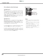 Preview for 34 page of Sanyo PLC-XE30 Owner'S Manual