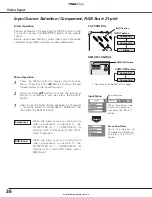 Preview for 36 page of Sanyo PLC-XE30 Owner'S Manual