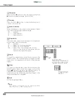 Preview for 40 page of Sanyo PLC-XE30 Owner'S Manual