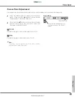 Preview for 41 page of Sanyo PLC-XE30 Owner'S Manual