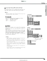 Preview for 43 page of Sanyo PLC-XE30 Owner'S Manual