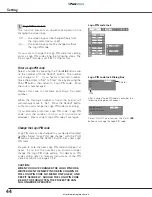 Preview for 44 page of Sanyo PLC-XE30 Owner'S Manual