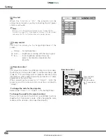 Preview for 46 page of Sanyo PLC-XE30 Owner'S Manual