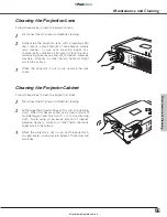 Preview for 55 page of Sanyo PLC-XE30 Owner'S Manual