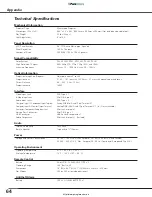 Предварительный просмотр 64 страницы Sanyo PLC-XE30 Owner'S Manual