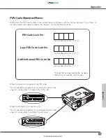 Предварительный просмотр 67 страницы Sanyo PLC-XE30 Owner'S Manual