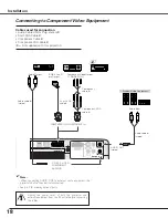 Preview for 18 page of Sanyo PLC-XE31 Owner'S Manual