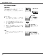 Preview for 26 page of Sanyo PLC-XE31 Owner'S Manual