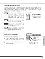 Preview for 27 page of Sanyo PLC-XE31 Owner'S Manual