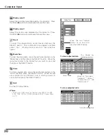 Preview for 30 page of Sanyo PLC-XE31 Owner'S Manual