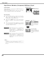 Preview for 36 page of Sanyo PLC-XE31 Owner'S Manual