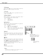 Preview for 40 page of Sanyo PLC-XE31 Owner'S Manual