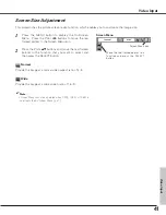 Preview for 41 page of Sanyo PLC-XE31 Owner'S Manual