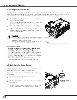 Предварительный просмотр 54 страницы Sanyo PLC-XE31 Owner'S Manual