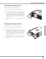 Предварительный просмотр 55 страницы Sanyo PLC-XE31 Owner'S Manual