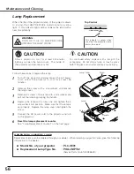 Предварительный просмотр 56 страницы Sanyo PLC-XE31 Owner'S Manual