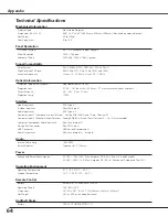 Предварительный просмотр 64 страницы Sanyo PLC-XE31 Owner'S Manual