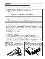 Preview for 45 page of Sanyo PLC-XE31 Service Manual