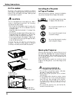 Preview for 8 page of Sanyo PLC-XE32 Owner'S Manual