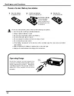 Preview for 14 page of Sanyo PLC-XE32 Owner'S Manual