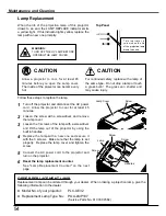 Preview for 56 page of Sanyo PLC-XE32 Owner'S Manual