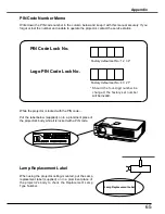 Preview for 67 page of Sanyo PLC-XE32 Owner'S Manual