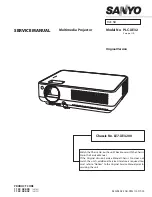 Sanyo PLC-XE32 Service Manual preview