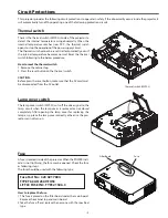 Preview for 5 page of Sanyo PLC-XE32 Service Manual