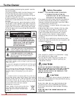 Preview for 4 page of Sanyo PLC-XE33 Owner'S Manual