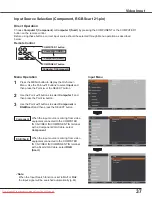 Preview for 37 page of Sanyo PLC-XE33 Owner'S Manual