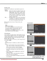 Preview for 51 page of Sanyo PLC-XE33 Owner'S Manual