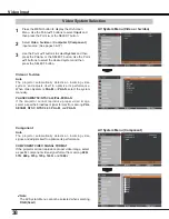 Preview for 38 page of Sanyo PLC-XE34 Owner'S Manual