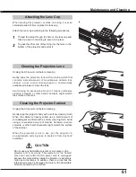 Preview for 61 page of Sanyo PLC-XE34 Owner'S Manual