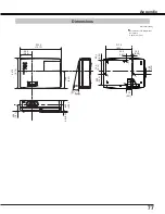 Preview for 77 page of Sanyo PLC-XE34 Owner'S Manual