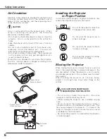 Предварительный просмотр 6 страницы Sanyo PLC XE40 - XGA LCD Projector Owner'S Manual