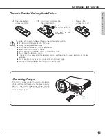 Preview for 13 page of Sanyo PLC XE40 - XGA LCD Projector Owner'S Manual