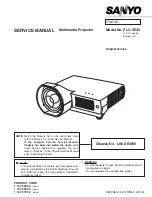 Sanyo PLC-XE40 Service Manual preview