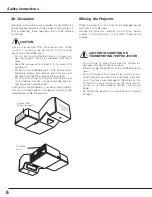 Preview for 6 page of Sanyo PLC-XE50 Owner'S Manual