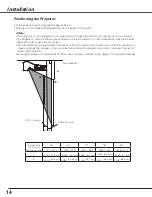 Preview for 14 page of Sanyo PLC-XE50 Owner'S Manual