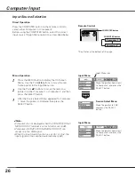 Preview for 26 page of Sanyo PLC-XE50 Owner'S Manual