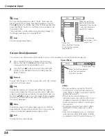 Preview for 34 page of Sanyo PLC-XE50 Owner'S Manual