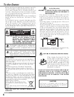 Preview for 4 page of Sanyo PLC-XE50A Owner'S Manual