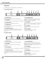 Preview for 22 page of Sanyo PLC-XE50A Owner'S Manual