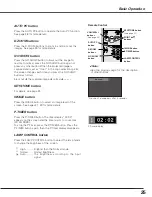 Preview for 25 page of Sanyo PLC-XE50A Owner'S Manual