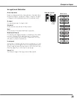 Preview for 31 page of Sanyo PLC-XE50A Owner'S Manual