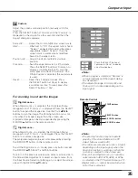 Preview for 35 page of Sanyo PLC-XE50A Owner'S Manual