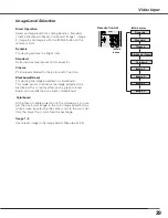 Preview for 39 page of Sanyo PLC-XE50A Owner'S Manual