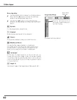 Preview for 40 page of Sanyo PLC-XE50A Owner'S Manual