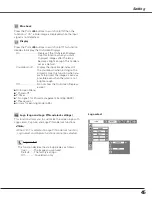 Preview for 45 page of Sanyo PLC-XE50A Owner'S Manual